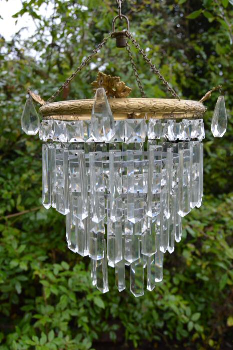 A Gorgeous 1930s Crystal Chandelier