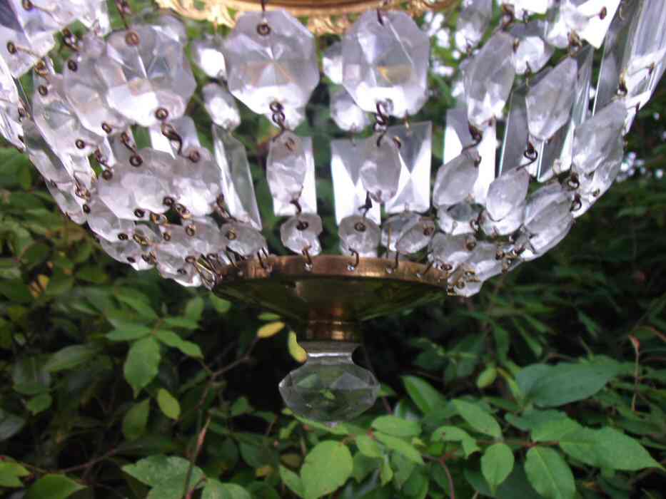 Large Mid 20th Century Bag Chandelier