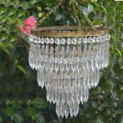 Edwardian 4 Tier Icicle Chandelier